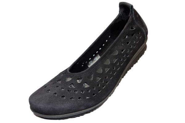 Sportliche Slipper schwarz Barkla 35