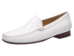 Mokassins weiss Damen Slipper 37