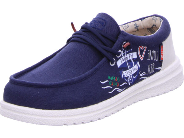 Sportliche Slipper blau Marina Life 40